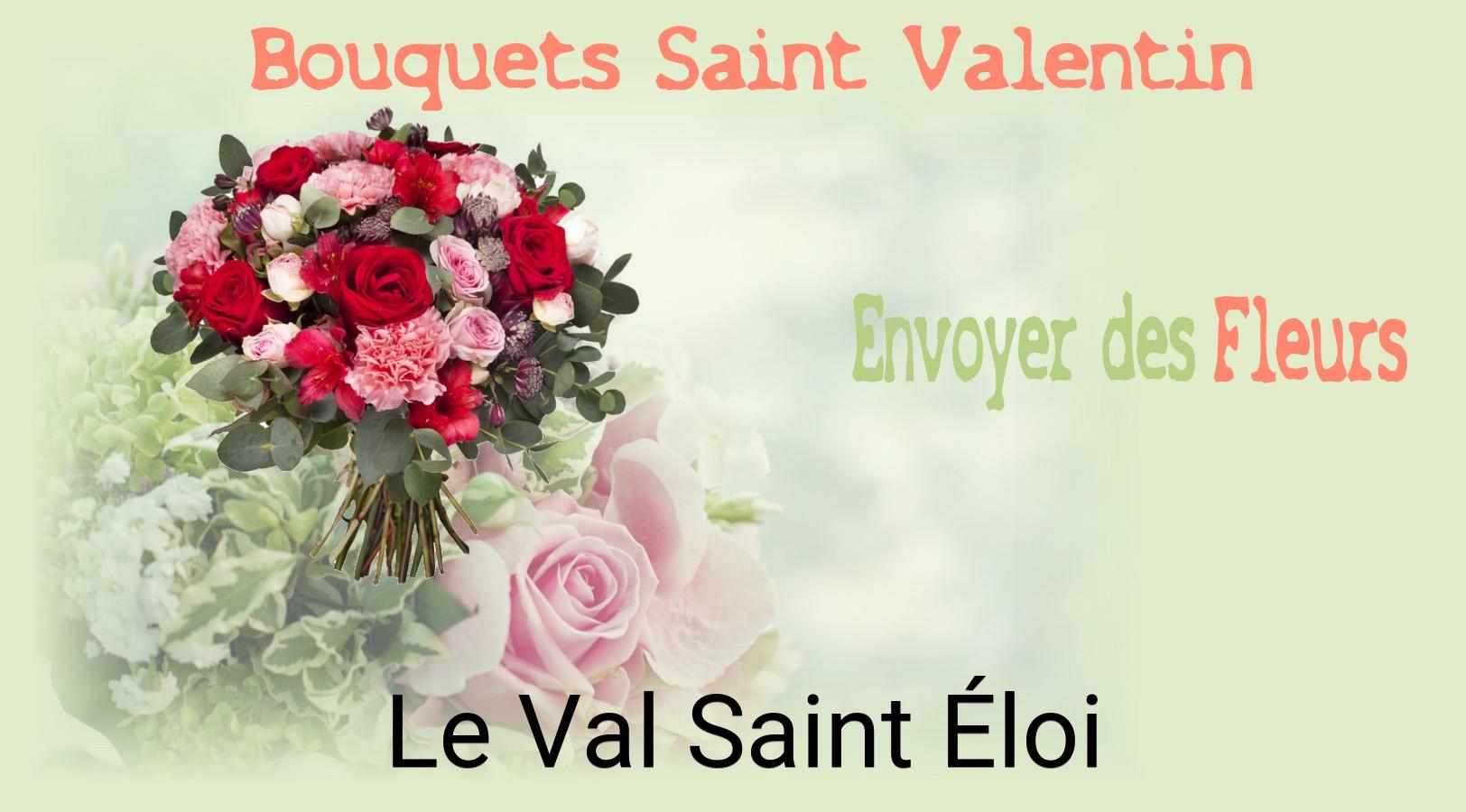 Roses de Saint-Valentin livrées à Le Val-Saint-Éloi